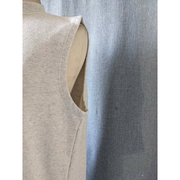 Oak+Fort Women Long Tunic Vest Sweater Dress Gray Knit Made In Korea Size OS - Picture 3 of 7